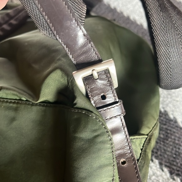 Prada nylon backpack dark green - Picture 13 of 16